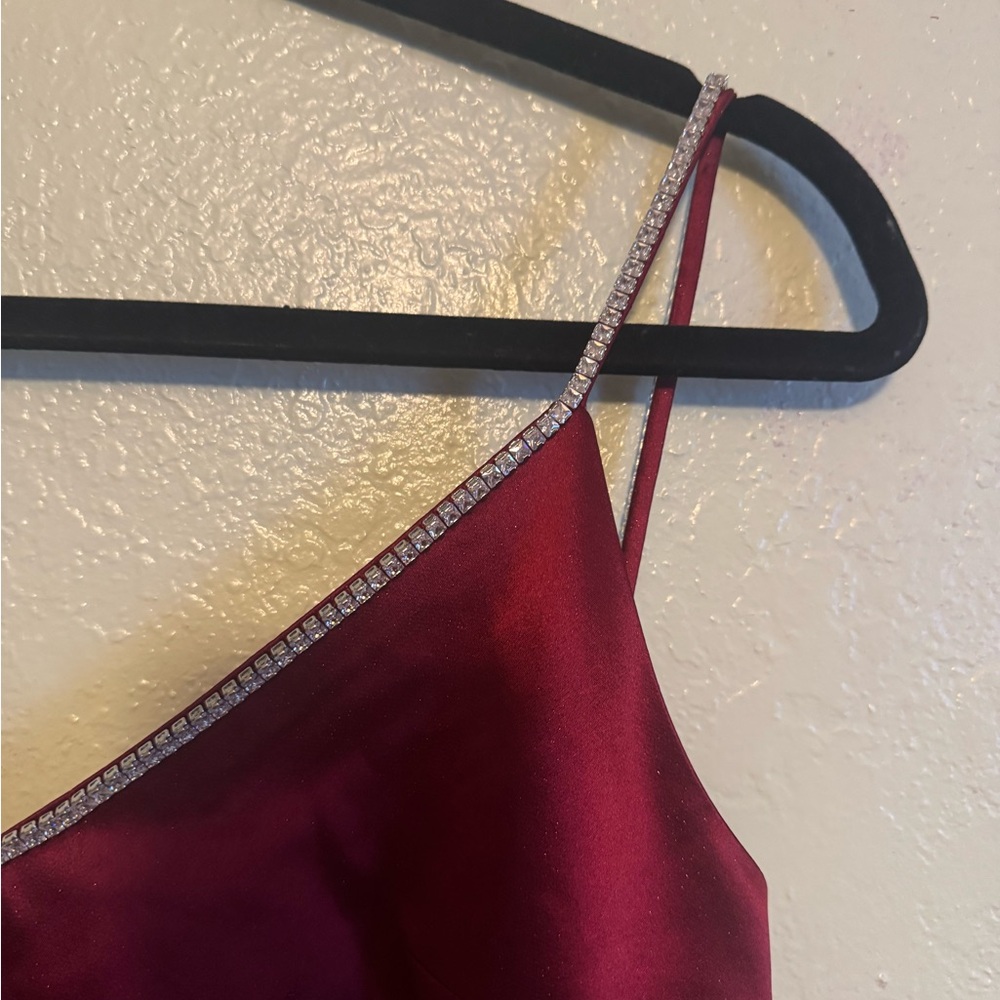 NEW! Lana Jacqueline Elegant Red Dress with Bow Detail - Picture 5 of 11